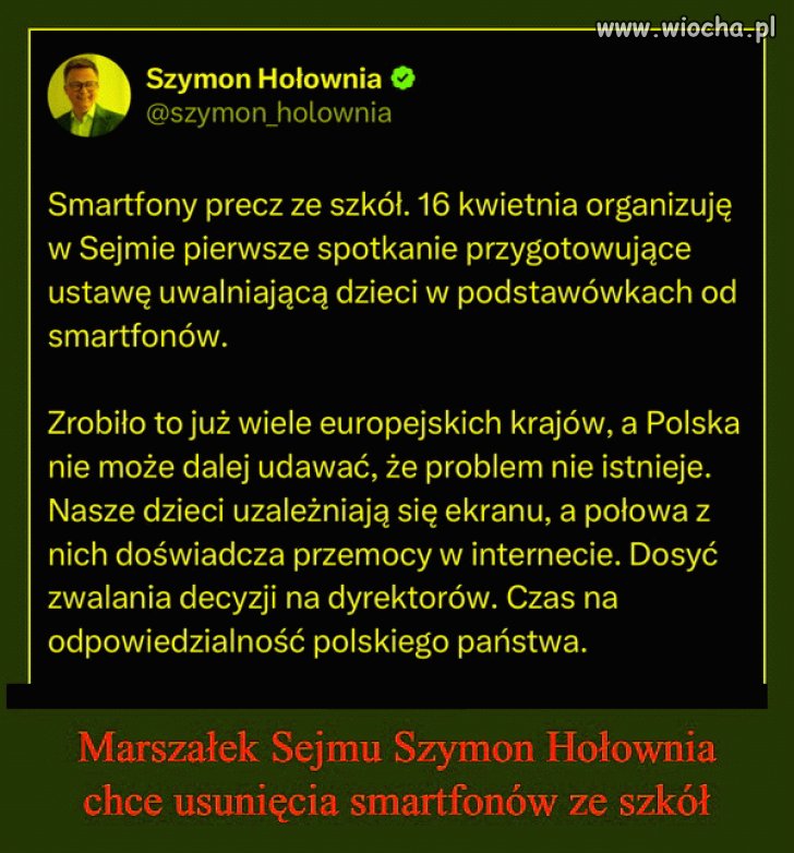 W końcu coś mądrego