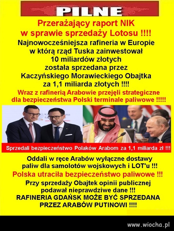 Gdzie jest różnica między wartością rynkową a tym co dali Arabowie?