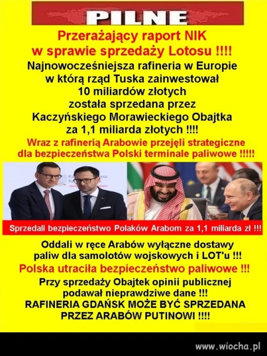 Gdzie jest różnica między wartością rynkową a tym co dali Arabowie?