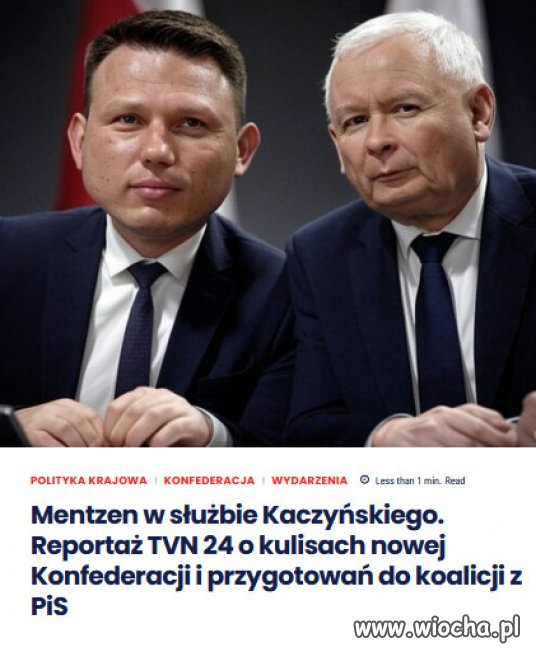 Mentzen podnóżkiem PiS, im kto glupszy ten z PiSem