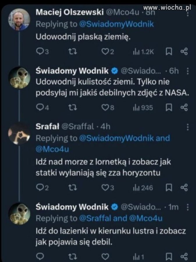 A u wielbicieli płaskości 
