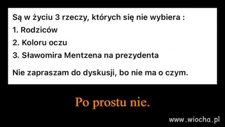 Tak jest ! Bez dyskusji ...