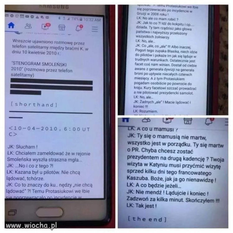 Ten stenogram powinnien być ujawniony 