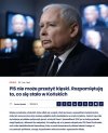 Kaczynski jak zawsze, szuka winnych gdzie indziej!