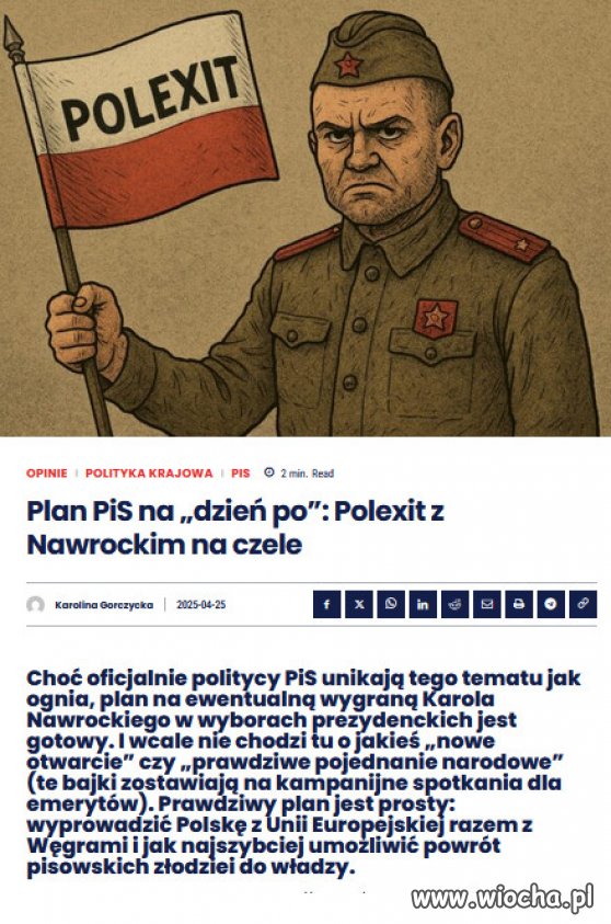 PiS razem z Konfederosja i Orbanem, realizuje plan Putina!
