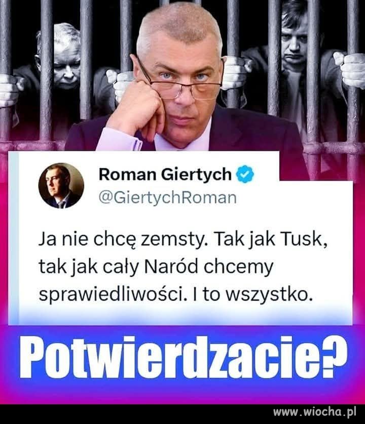 Tu chodzi tylko o prawo i sprawiedliwość !