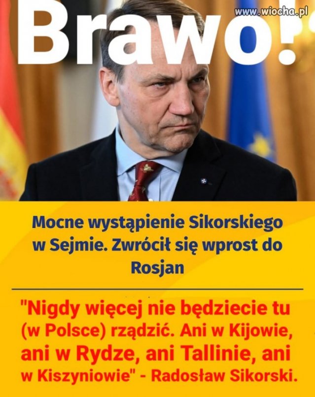Brawo Radosław Sikorski !!!