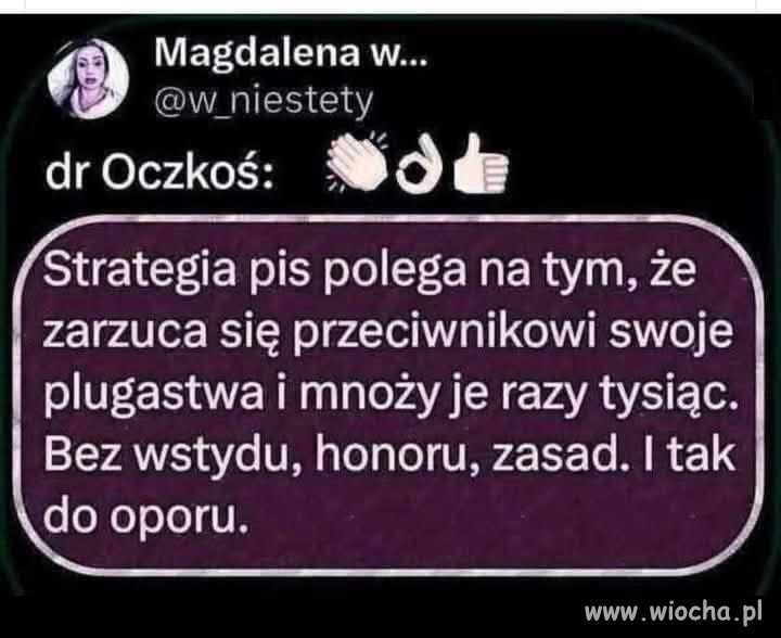 Bo wielki strateg tak to sobie wymyślił ...
