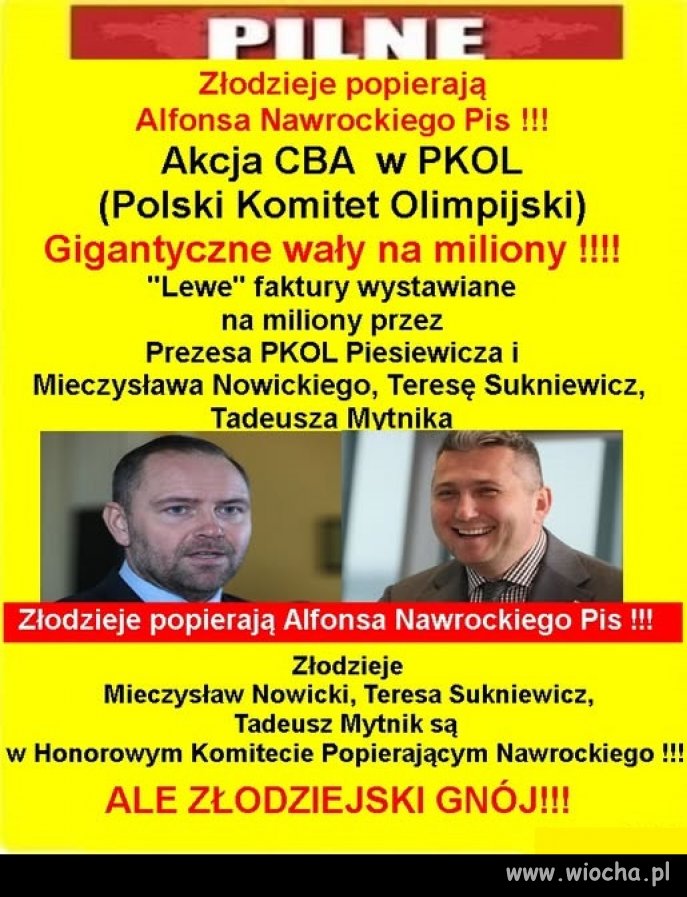 Złodzieje trzymają się razem. Nie ma się co dziwić
