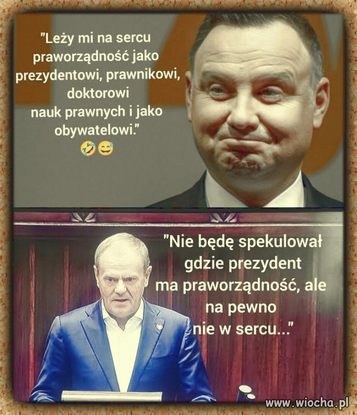 Donald trafnie o Anżeju