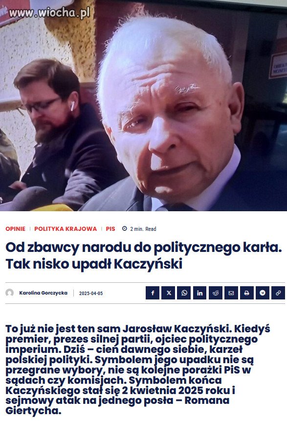 Giertych – katalizator sprawiedliwości.