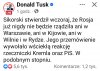 Świetne wystąpienie Sikorskiego i podobna reakcja kremla i PiS