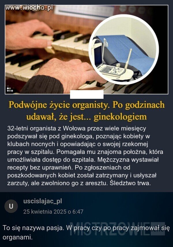 Pasja organisty