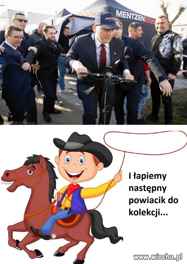 Inni zbierają znaczki a Sławuś zalicza powiaty...
