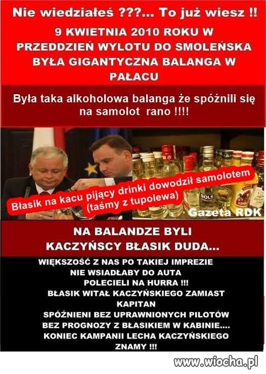 ...a kto z nami nie wypije