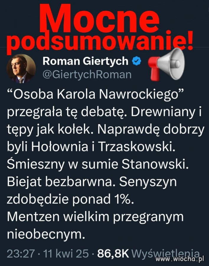 Bardzo dobre podsumowanie ...