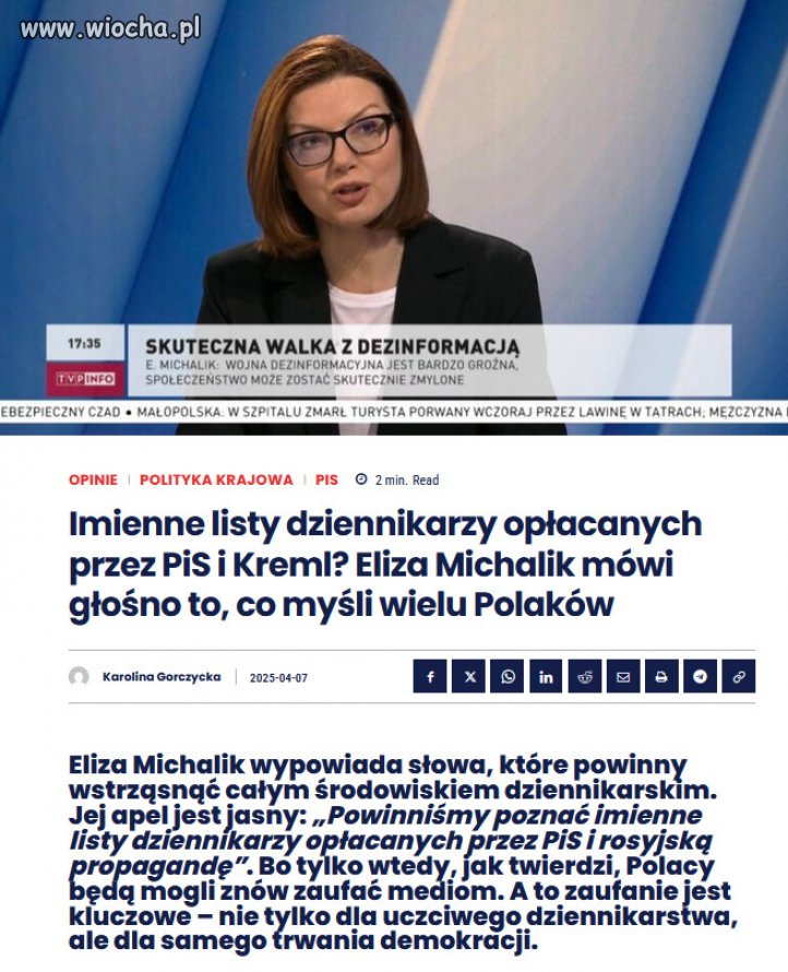 PiS kupowal nie tylko gazety i media ale i dziennikarzy!