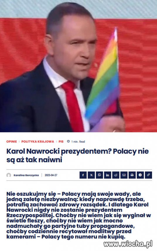 Nawrocki nie wygra. Nawet jeśli oblepi kraj plakatami