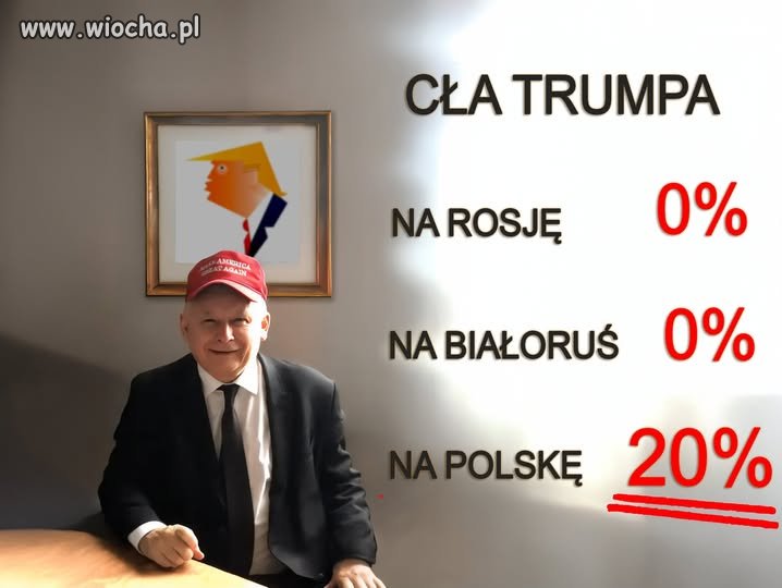 Czy Jaruś ciągle bije Trumpkowi brawo ?