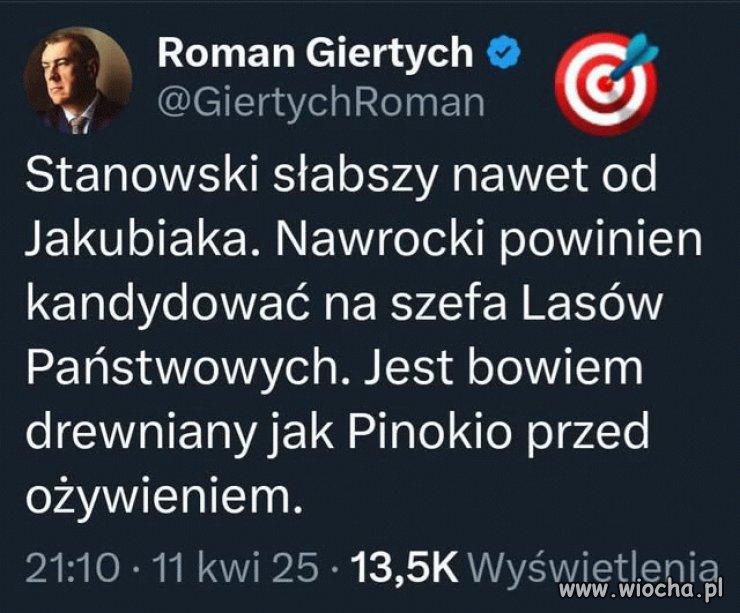 Romek jak zawsze celnie