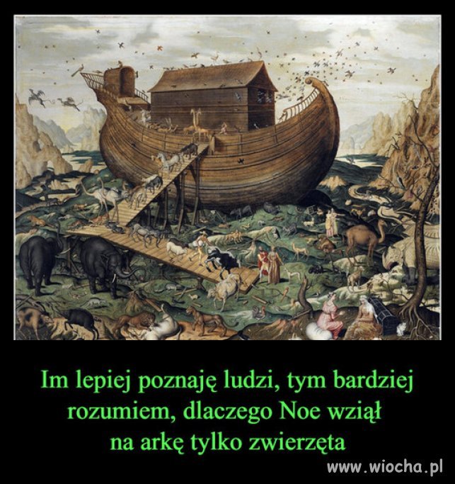 Dziwne że o potopie było tylko na lekcjach religii