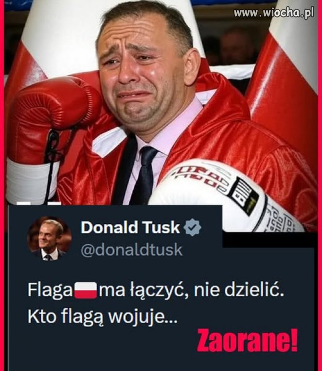 Donald Tusk - MISTRZ - zaoranie dnia !