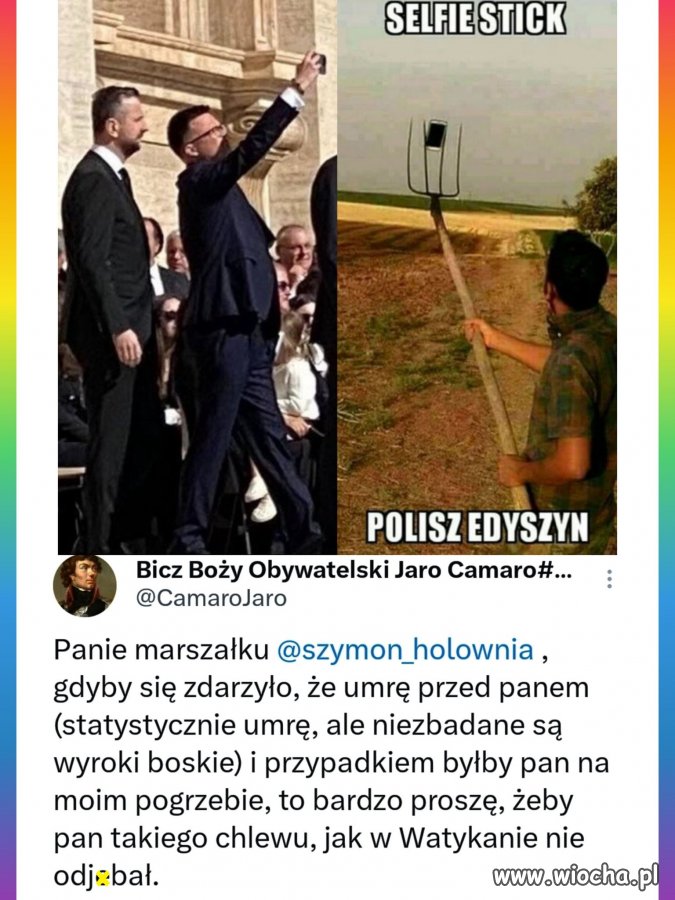 Selfie stick. Polisz edyszyn
