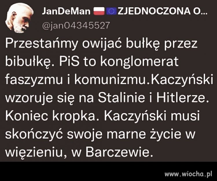 Tak, tak, tak. Tak to musi się skończyć !