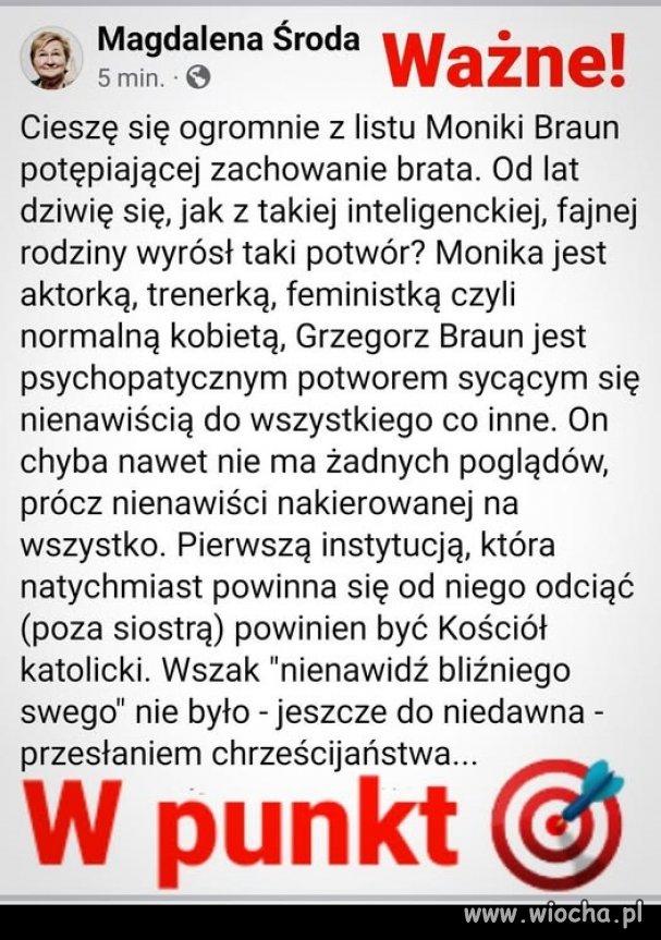 Może ktoś go skrzywdził? Może ksiądz w dzieciństwie ?
