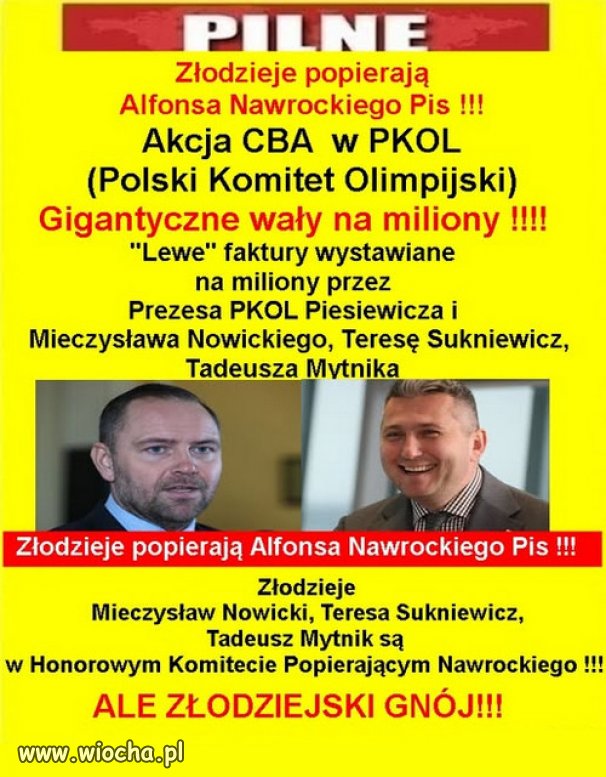 Alfons Nawrocki kandydat zlodziei i oszustow PiSu!