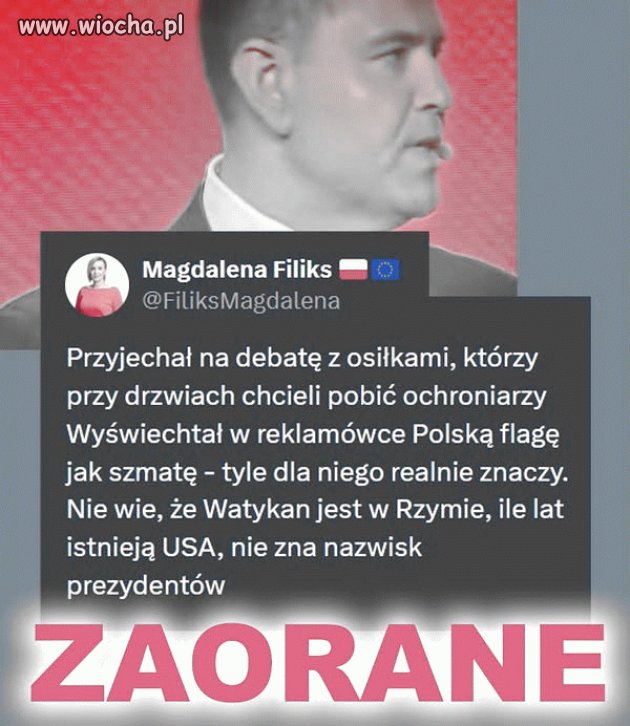 Nie ma co ukrywać. On jest debilem 2.0