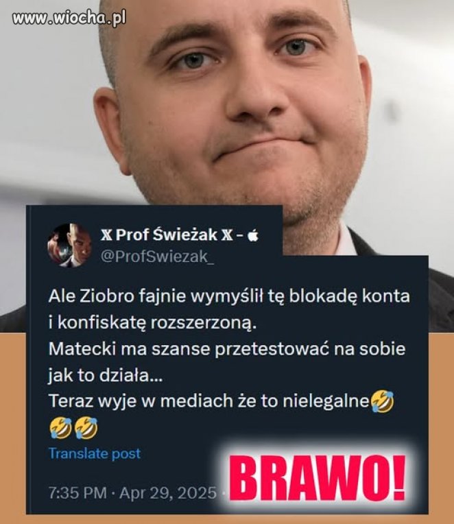 Czy Matecki już podziękował Ziobrze ?