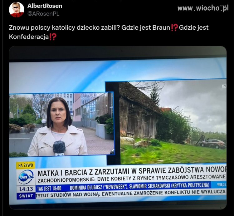 To było dziecko już  narodzone, ich takie nie interesują