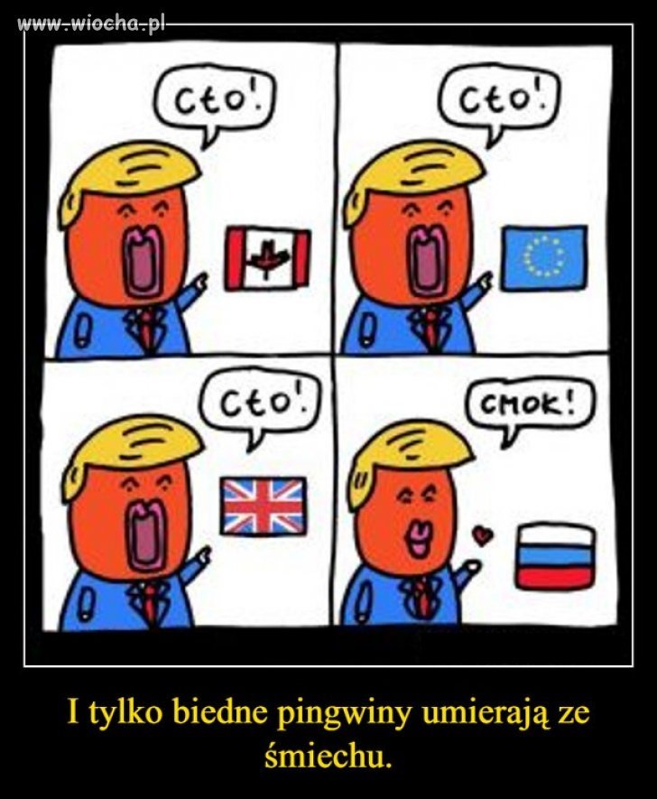 Pierwsze miesiące rządów żółtego Trumpka ...