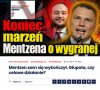 Katastrofa na finiszu, Mentzen notuje gigantyczny spadek poparcia.