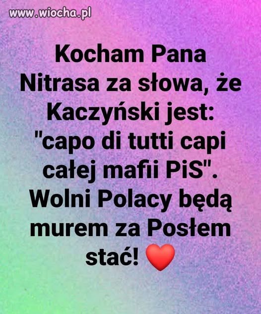 Bardzo dobrze powiedział!