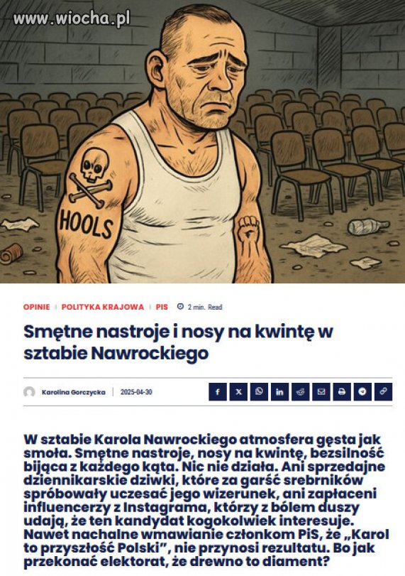 Karol Nawrocki przegra wybory prezydenckie z kretesem.