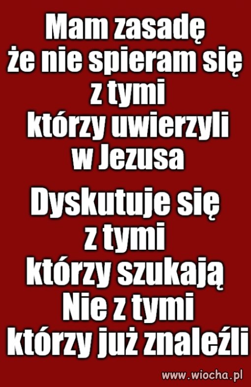Kaprawym okiem ateisty patrząc ...