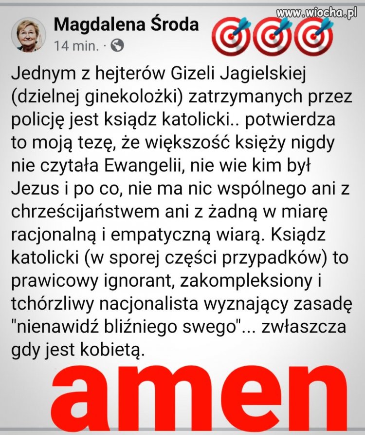 Profesor Magdalena Środa nie owija w bawełnę!