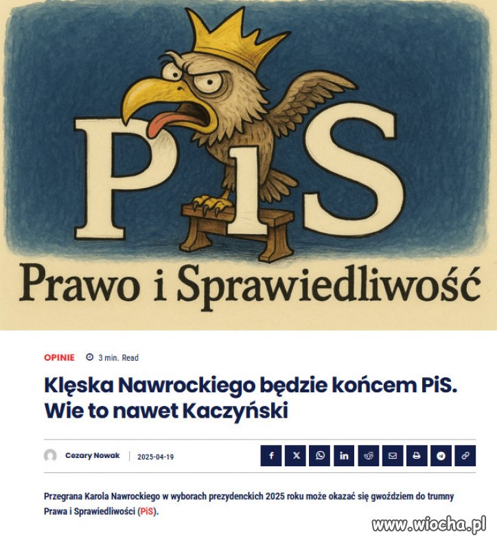 PiS nie ma planu na przyszłość, to koniec Kaczyńskiego i PiS!