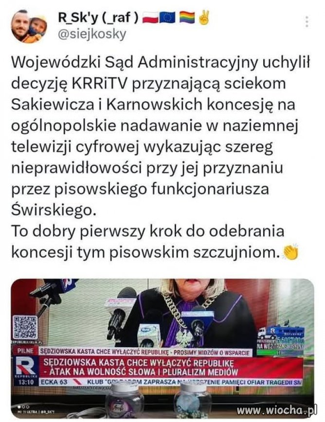 Krok w dobrym kierunku. Odciąć te szczujnie od nadajników!