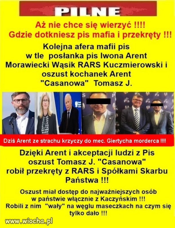 PiS kradł 8 lat, całą dobę, na skale przemysłowa MILIARDY!