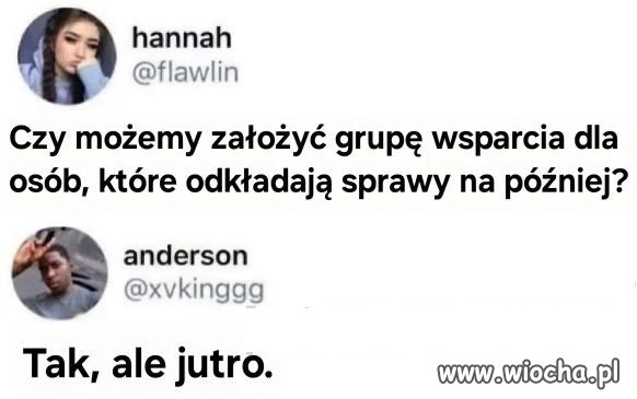 Nie ma co się spieszyć