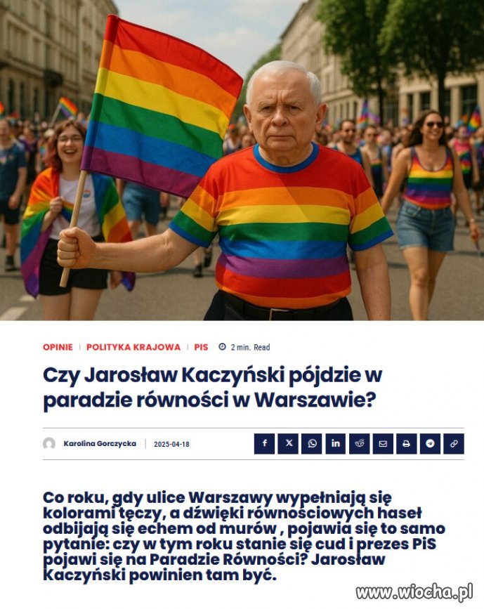 Jarozbawie! Czas wyjść z szafy, na starość...