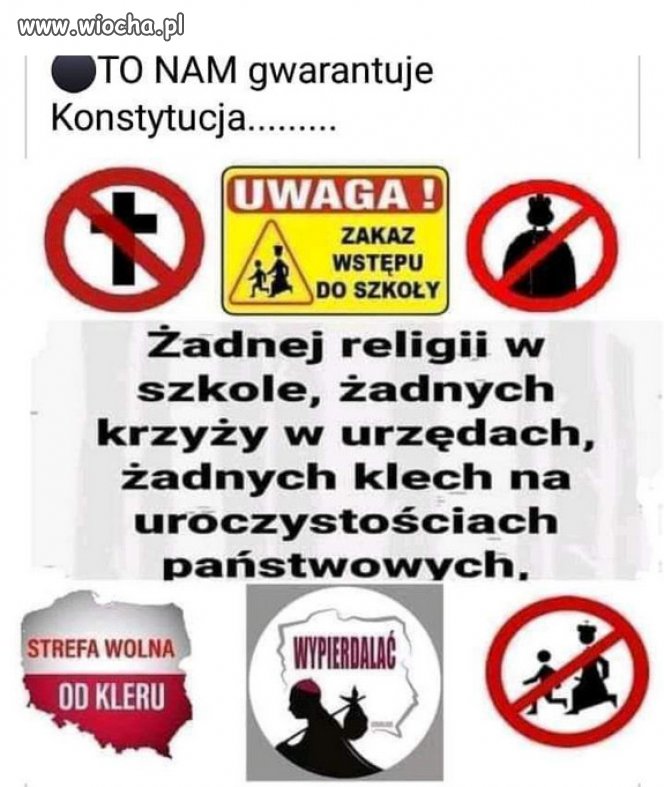 Miejscem religii i sekty kościoła, jest kościół!