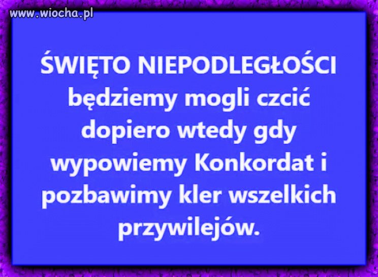 Polska - watykańska kolonia w Europie
