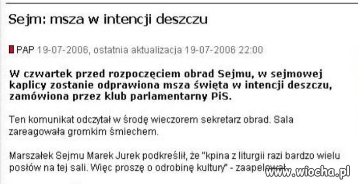 W pisie już wtedy 