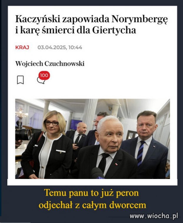 Starość nie radość...podobnie z jego elektoratem!