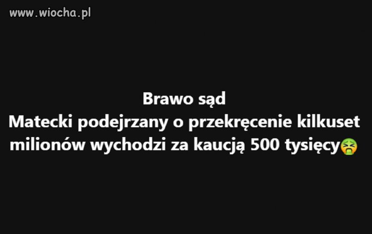 ŚMIESZNIE NISKA TA KAUCJA ...