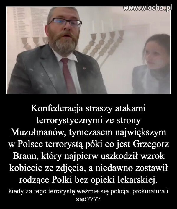 Terrorysta z wyrosły z Konfederacji 